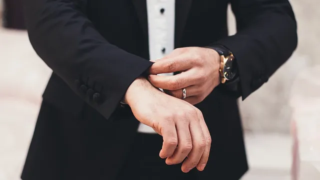 Business man in a suit