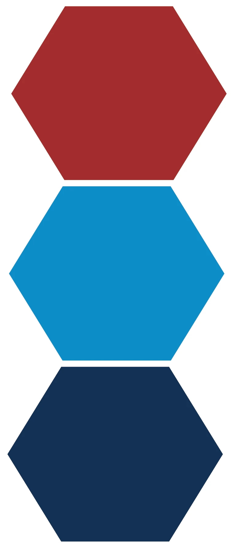 Alley Kat Colors in Hexagon Shapes